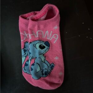 Pink Stitch Ankle Socks